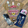 Don’t Ask Her On A Straight Tequila Night | Boot Scootin’ Graphic T-Shirt