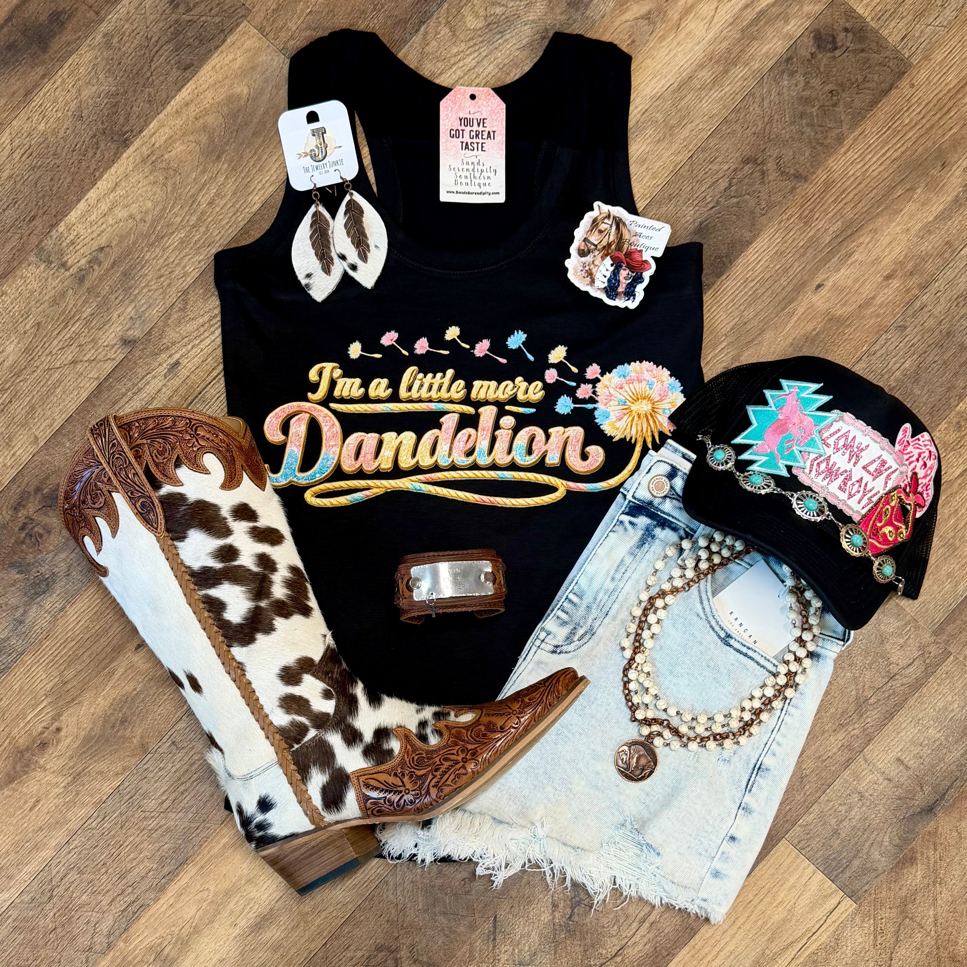 I’m A Little More Dandelion | Country Graphic Tank Top