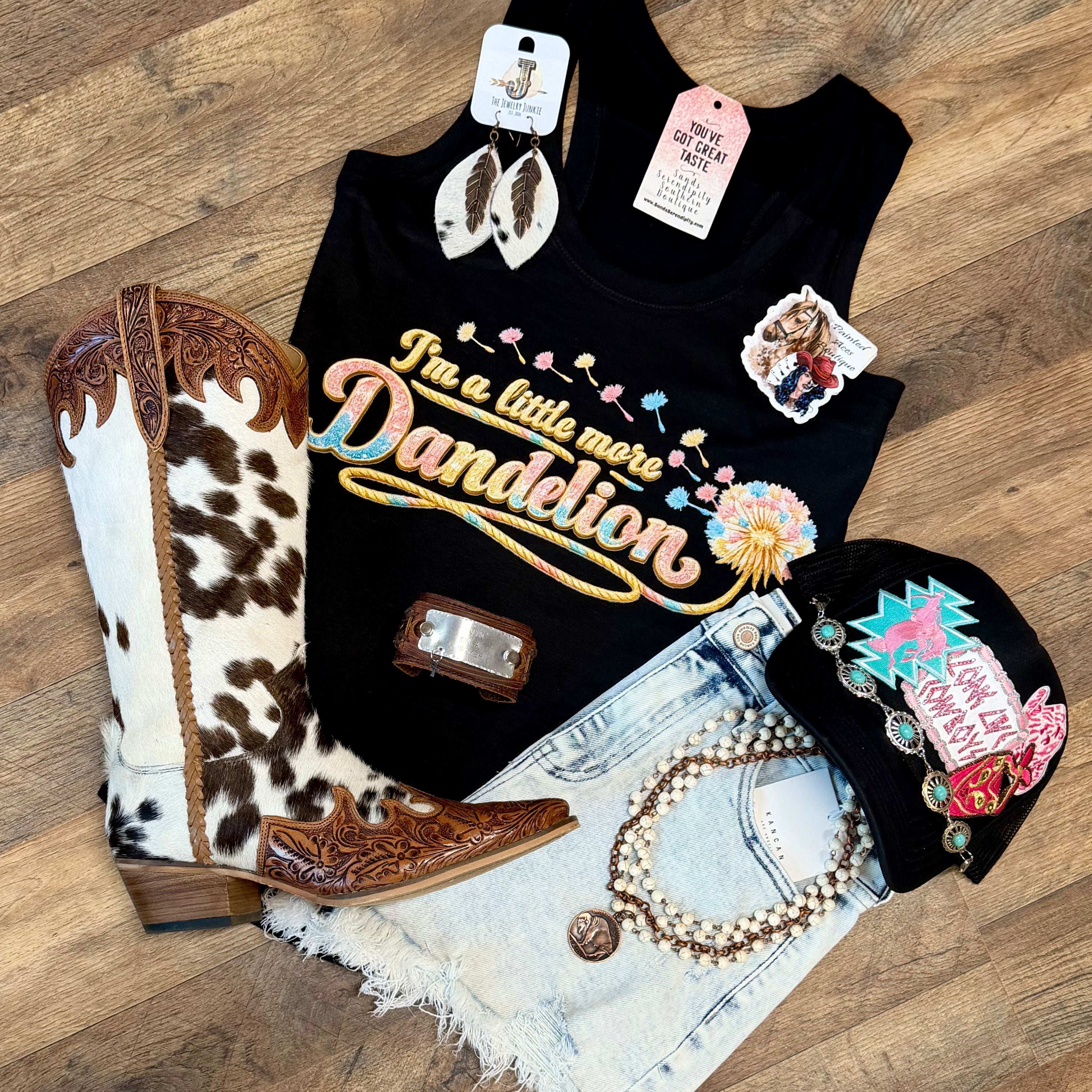 I’m A Little More Dandelion | Country Graphic Tank Top